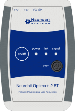 Neurobit Optima+ 2 BT - Equipos porttiles para neurofeedback, biofeedback y adquisicin de datos fisiolgicos