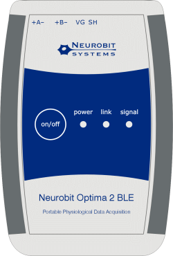 Neurobit Optima 2 BLE - Apparecchiatura portatile per neurofeedback, biofeedback e misurazione dei segnali fisiologici